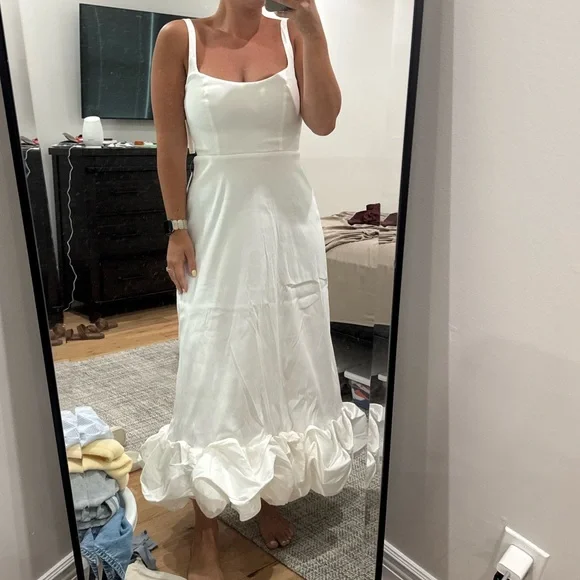 Show Me Your MuMu White Wedding Dress - Picture 2 of 3